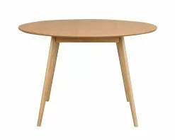 Rowico AB YUMI Ruokapöytä Pyöreä 115 Cm -säilytyshuonekalukauppa 119203 a yumi matbord runt ek r