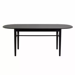 Rowico AB AKITA Ruokapöytä Ovaali 190 X 90 Cm 16 Rowico AB AKITA Ruokapöytä Ovaali 190 X 90 Cm -säilytyshuonekalukauppa Akita ruokapoyta musta 119754