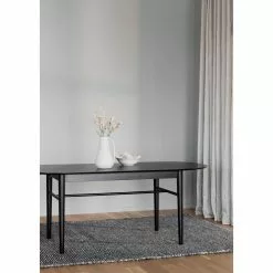 Rowico AB AKITA Ruokapöytä Ovaali 190 X 90 Cm 21 Rowico AB AKITA Ruokapöytä Ovaali 190 X 90 Cm -säilytyshuonekalukauppa Akita ruokapoyta musta 119754 miljoo