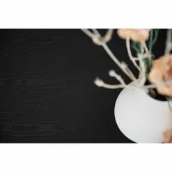 Rowico AB AKITA Ruokapöytä Ovaali 190 X 90 Cm 17 Rowico AB AKITA Ruokapöytä Ovaali 190 X 90 Cm -säilytyshuonekalukauppa Akita ruokapoyta musta detalj