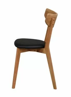 Rowico AB AMI Tuoli Varastovärit -säilytyshuonekalukauppa Ami tuoli lv tammi PU musta 113031 3