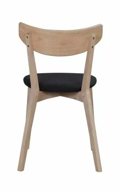 Rowico AB AMI Tuoli Varastovärit -säilytyshuonekalukauppa Ami tuoli valkolakattu kangas harmaa 113023 5