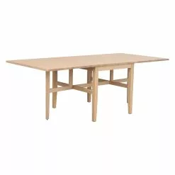 Rowico AB BROCKTON Klaffipöytä 80 X 100 + 70 + 70 Cm -säilytyshuonekalukauppa Brockton klaffipoyta 118441 valkotammi 5