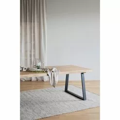 Rowico AB BROOKLYN Ruokapöytä 220 X 95 Cm Metallijaloilla 21 Rowico AB BROOKLYN Ruokapöytä 220 X 95 Cm Metallijaloilla -säilytyshuonekalukauppa Brooklyn ruokapoyta 220x95 U jaloilla tammi musta 119822 miljoo