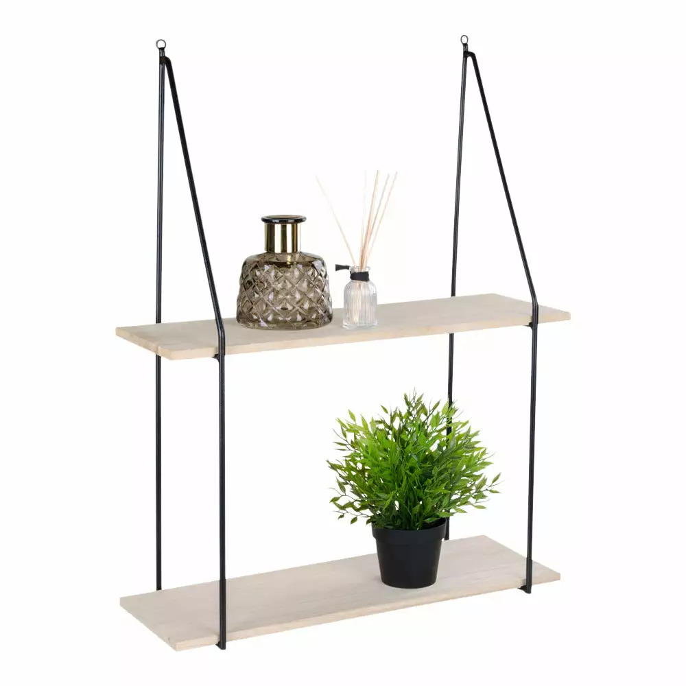 House Nordic ApS CASA Seinähylly 2-tasoinen 55 Cm 4 House Nordic ApS CASA Seinähylly 2-tasoinen 55 Cm - Image 2