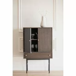 Rowico AB CLEARBROOK Kaappi 79 Cm -säilytyshuonekalukauppa Clearbrook kaappi savutammi 119783 milj2