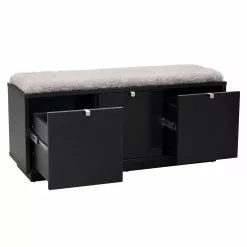 Rowico AB CONFETTI Säilytyspenkki 106 Cm 40 Rowico AB CONFETTI Säilytyspenkki 106 Cm -säilytyshuonekalukauppa Confetti penkki 3ltk musta harmaa 103766 2