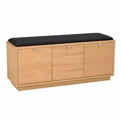 Rowico AB CONFETTI Säilytyspenkki 106 Cm 26 Rowico AB CONFETTI Säilytyspenkki 106 Cm -säilytyshuonekalukauppa Confetti penkki 3ltk tammi musta 103761 1