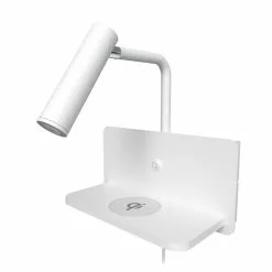 Valaisin Grönlund Oy DAVOS USB SEINÄVALAISIN Langattomalla Latausalustalla