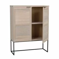 Rowico AB EVERETT Kaappi 95 Cm -säilytyshuonekalukauppa Everett kaappi 125 kuultovalko 18770 3