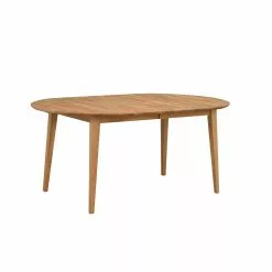 Rowico AB FILIPPA Ruokapöytä Ovaali Jatkettava 105 X 170 + 40 Cm -säilytyshuonekalukauppa Filippa ruokapoyta ovaali tammi