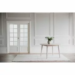Rowico AB FILIPPA Ruokapöytä Pyöreä Jatkettava 120 + 45 Cm -säilytyshuonekalukauppa Filippa ruokapoyta valkotammi 113756 miljoo 2
