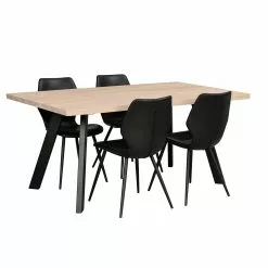 Rowico AB FRED Ruokapöytä -säilytyshuonekalukauppa Fred rr ruokapoyta 170 valkotammi musta 117422