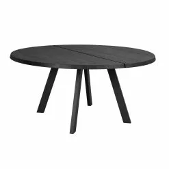 Rowico AB FRED Ruokapöytä Pyöreä 160 Cm 22 Rowico AB FRED Ruokapöytä Pyöreä 160 Cm -säilytyshuonekalukauppa Fred ruokapoyta pyorea musta 117444