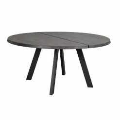 Rowico AB FRED Ruokapöytä Pyöreä 160 Cm 20 Rowico AB FRED Ruokapöytä Pyöreä 160 Cm -säilytyshuonekalukauppa Fred ruokapoyta pyorea savutammi musta 117440