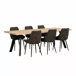 Rowico AB FRED Ruokapöytä -säilytyshuonekalukauppa Fred ruokapoyta rr 240 valkotammi musta 117420 2