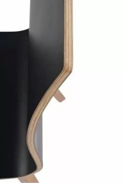 Rowico AB GRACY Tuoli -säilytyshuonekalukauppa Gracy tuoli musta valkotammi detalj 1