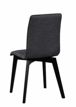 Rowico AB GRACY Tuoli Kangasverhoilulla -säilytyshuonekalukauppa Gracy tuoli tummanharmaa musta 4 1