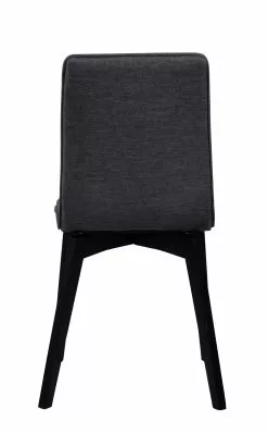 Rowico AB GRACY Tuoli Kangasverhoilulla -säilytyshuonekalukauppa Gracy tuoli tummanharmaa musta 5 1