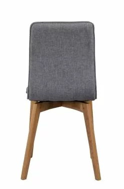 Rowico AB GRACY Tuoli Kangasverhoilulla -säilytyshuonekalukauppa Gracy tuoli vaaleanharmaa tammi 5 1