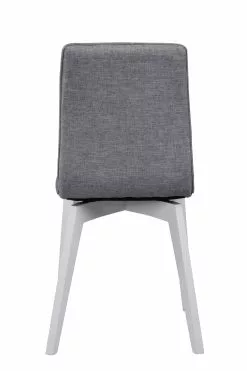 Rowico AB GRACY Tuoli Kangasverhoilulla -säilytyshuonekalukauppa Gracy tuoli vaaleanharmaa valkoinen 5 1