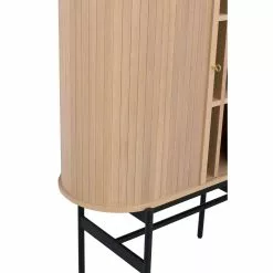 Rowico AB HADDINGTON Kaappi 102 Cm -säilytyshuonekalukauppa Haddington kaappi valkotammi musta 120133 detalj