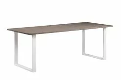 Vilbel Ou HANKO Lankkupöytä 195 X 90 Cm -säilytyshuonekalukauppa Hanko rp 200x90 savutammi valkoinen