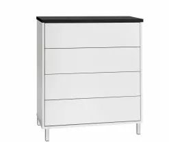 Leo-Matti Ojala Oy KIVI Lipasto 80 Cm -säilytyshuonekalukauppa Kivi lipasto 80cm musta jalat 10cm