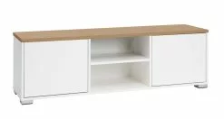 Leo-Matti Ojala Oy KIVI Tv-taso 144 Cm 2 Ovea Ja Avo-osa -säilytyshuonekalukauppa Kivi taso 148cm 2 ovi avo tammi jalat 3cm