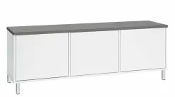 Leo-Matti Ojala Oy KIVI Tv-taso/kaappi 144 Cm 3 Ovea -säilytyshuonekalukauppa Kivi taso 148cm 3 ovi antrasiitti jalat 10cm