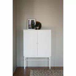 Rowico AB LEWISTON Kaappi 96 Cm -säilytyshuonekalukauppa Lewiston kaappi valk 119921 milj1