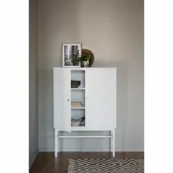 Rowico AB LEWISTON Kaappi 96 Cm -säilytyshuonekalukauppa Lewiston kaappi valk 119921 milj2