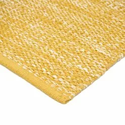 Mattokymppi Oy LUMME Puuvillamatto 28 Mattokymppi Oy LUMME Puuvillamatto -säilytyshuonekalukauppa Lumme matto keltainen kulma