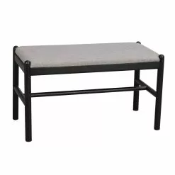 Rowico AB MILFORD Eteispenkki 80 Cm -säilytyshuonekalukauppa Milford penkki musta 119546 1