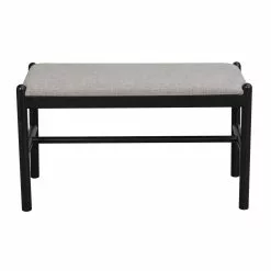 Rowico AB MILFORD Eteispenkki 80 Cm -säilytyshuonekalukauppa Milford penkki musta 119546 2