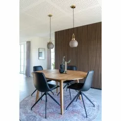 House Nordic ApS MONACO Tuoli Pyörivä -säilytyshuonekalukauppa Monaco tuoli PU musta miljoo