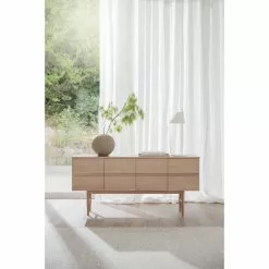 Rowico AB MORESBY Senkki 160 Cm -säilytyshuonekalukauppa Moresby senkki valkotammi 120600 miljoo