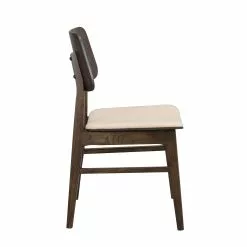 Rowico AB NAGANO Pehmustettu Tuoli -säilytyshuonekalukauppa Nagano tuoli savutammi beige 119429 1