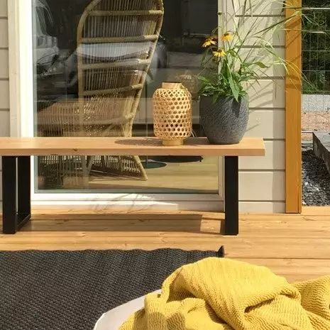 Vilbel Ou VENLA Penkki Suorilla Metallijaloilla 11 Vilbel Ou VENLA Penkki Suorilla Metallijaloilla - Image 9