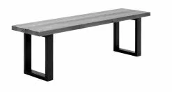 Vilbel Ou VENLA Penkki Suorilla Metallijaloilla 14 Vilbel Ou VENLA Penkki Suorilla Metallijaloilla -säilytyshuonekalukauppa Nauvo penkki 150 harmaa musta