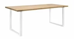 Vilbel Ou VENLA Lankkupöytä Suorilla Metallijaloilla -säilytyshuonekalukauppa Nauvo rp 200x93 antiikki valk