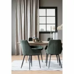 Rowico AB NEVIS Ruokapöytä 220 X 90 Cm -säilytyshuonekalukauppa Nevis ruokapoyta valkotammi 119644 Sierrra tuolit miljoo