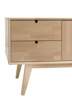 Kiteen Huonekalutehdas Oy. NOTTE Tv-taso 160 Cm -säilytyshuonekalukauppa Notte tv taso koivu detalj 2