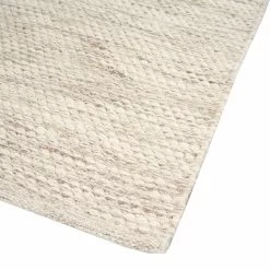 Mattokymppi Oy OONA Villamatto -säilytyshuonekalukauppa Oona matto valkoinen kulma