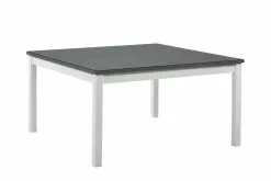 Pohjanmaan Kaluste Oy PETRA Ruokapöytä Neliö -säilytyshuonekalukauppa Petra poyta 140x140 valk harmaa lasikannella 71eb0249 8c0e 4d0a b11f 80720b5358f7