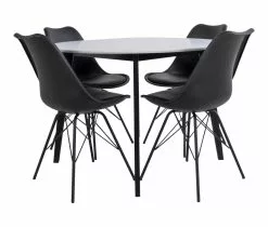 House Nordic ApS RIMINI/MILANO 4 Hengen Pyöreä Ruokailuryhmä