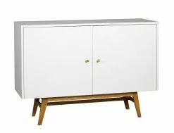 Rowico AB ROSSWOOD Senkki/kaappi 124 Cm -säilytyshuonekalukauppa Rosswood senkki 124cm valkoinen 1