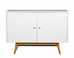 Rowico AB ROSSWOOD Senkki/kaappi 124 Cm -säilytyshuonekalukauppa Rosswood senkki 124cm valkoinen 2