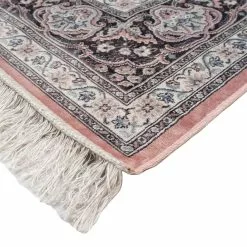 Mattokymppi Oy ROYAL PALACE Viskoosimatto 24 Mattokymppi Oy ROYAL PALACE Viskoosimatto -säilytyshuonekalukauppa RoyalPalace roosa kulma