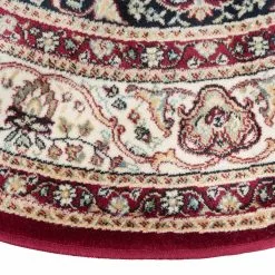 Mattokymppi Oy ROYAL PALACE Viskoosimatto Pyöreä 16 Mattokymppi Oy ROYAL PALACE Viskoosimatto Pyöreä -säilytyshuonekalukauppa Royal palace matto punainen pyorea kulma2